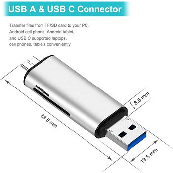 USB 3.0/Type-C讀卡機-支援TF/SD_3